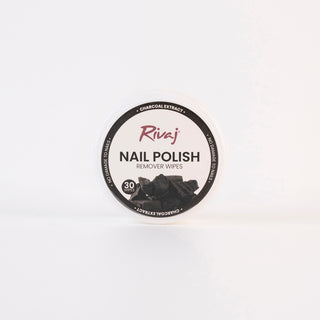 Nail Polish Remover Wipes - Charcoal Extract
