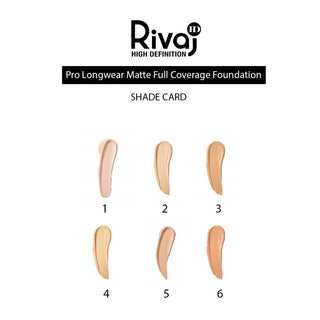 Pro Longwear Matte Full Coverage Foundation - RIVAJ HD