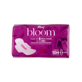 Maxi Thick Bloom Sanitary Pads 18 PCS - Large
