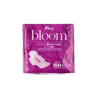 Maxi Thick Bloom Sanitary Pads 8 PCS - Extra Large