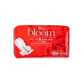 Ultra Thin Bloom Sanitary Pads 14 PCS - Extra Large