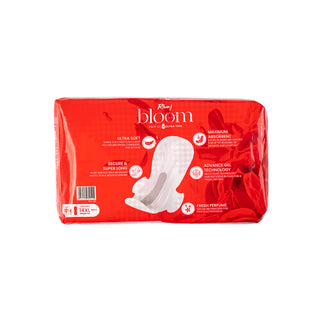 Ultra Thin Bloom Sanitary Pads 14 PCS - Extra Large