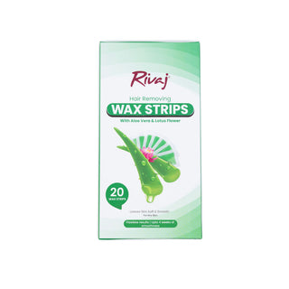 Hair Removing Body Wax Strips (Aloe Vera & Lotus Flower)