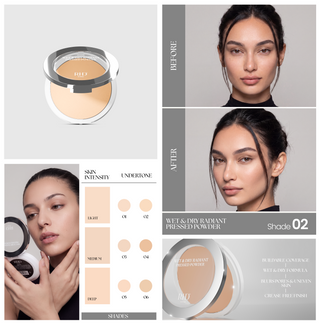 Wet and Dry Radiant Pressed Powder - RHD