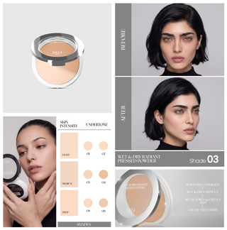 Wet and Dry Radiant Pressed Powder - RHD