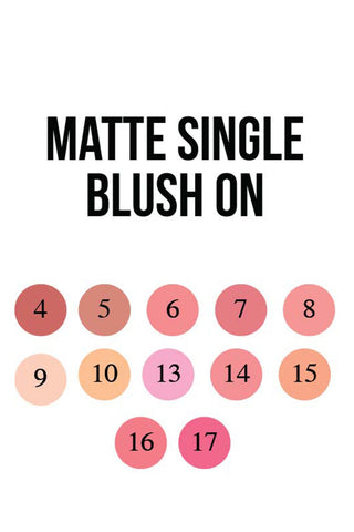 Matte Single Blush On Powder