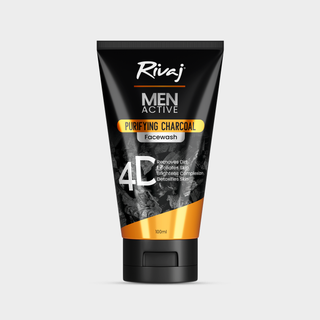 Rivaj Men Active Purifying Charcoal Face Wash (100ml)