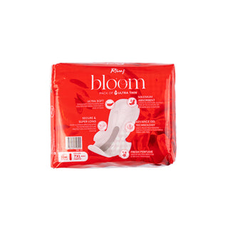 Ultra Thin Bloom Sanitary Pads (Extra Large) 7 PCS